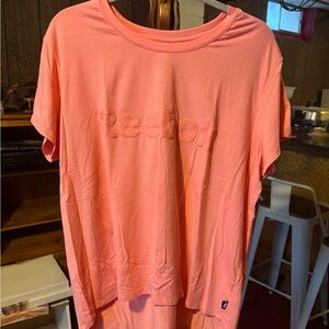 Reebok Coral Tee with Embossed Logo